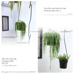  Móc Chữ S Treo Chậu Cây - Dài 40cm | LUOIKEMOC